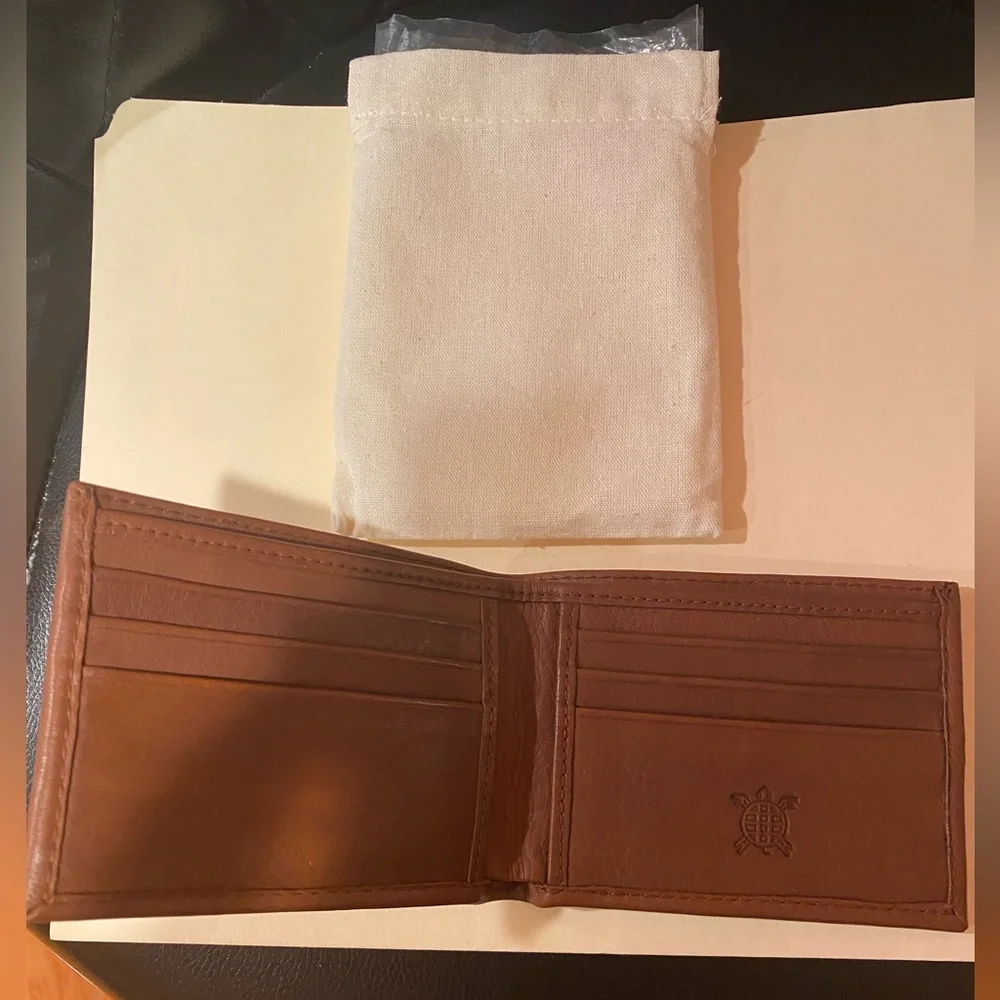 Men Leather Brown Wallet